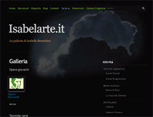 Tablet Screenshot of isabelarte.it